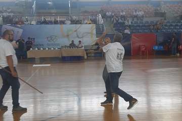 Encuentro nacional del juego del palo en Telde (Foto TA)
